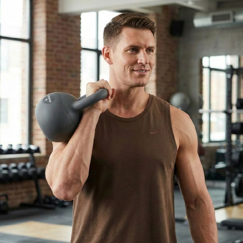 Мек kettlebell XTREXO 8 kg grey 4