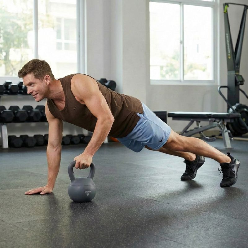 Мек kettlebell XTREXO 10 kg grey 3