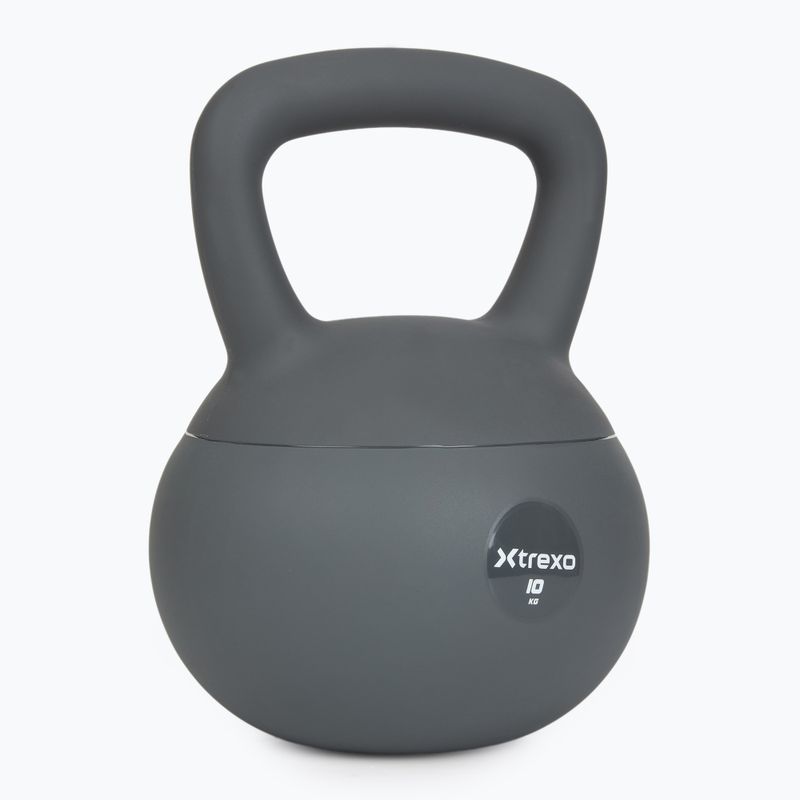Kettlebell SOFT XTREXO 10 кг сив
