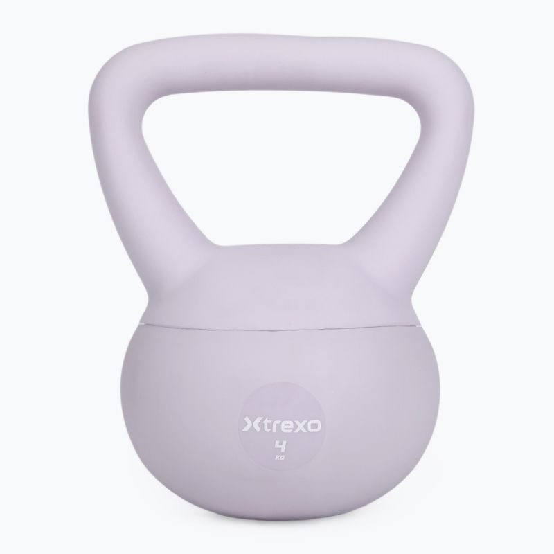 Kettlebell SOFT XTREXO 4 кг лилав