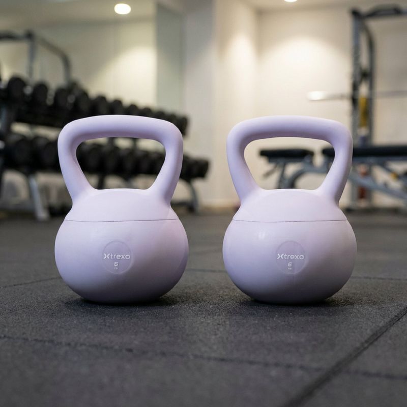 Kettlebell SOFT XTREXO 6 кг лилав 5