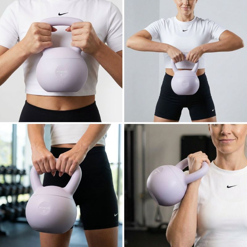 Kettlebell SOFT XTREXO 6 кг лилав 6