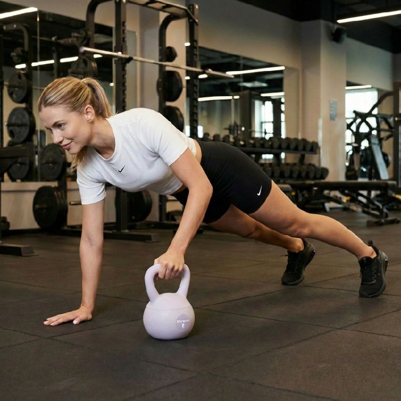 Kettlebell SOFT XTREXO 8 кг лилав 3