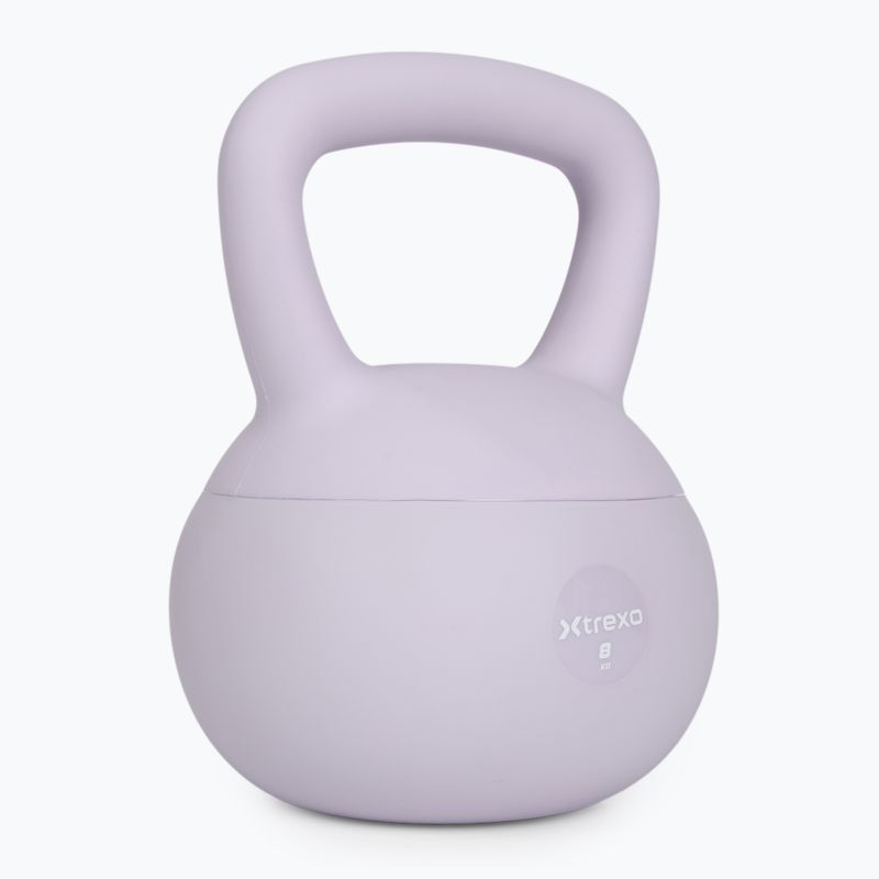 Kettlebell SOFT XTREXO 8 кг лилав