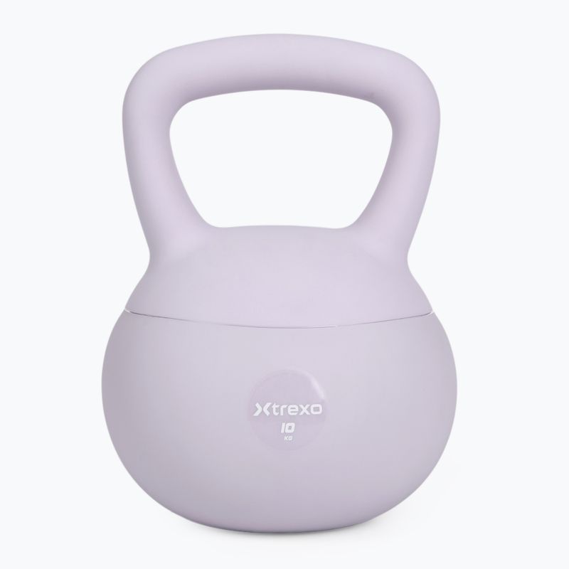 Kettlebell SOFT XTREXO 10 кг лилав