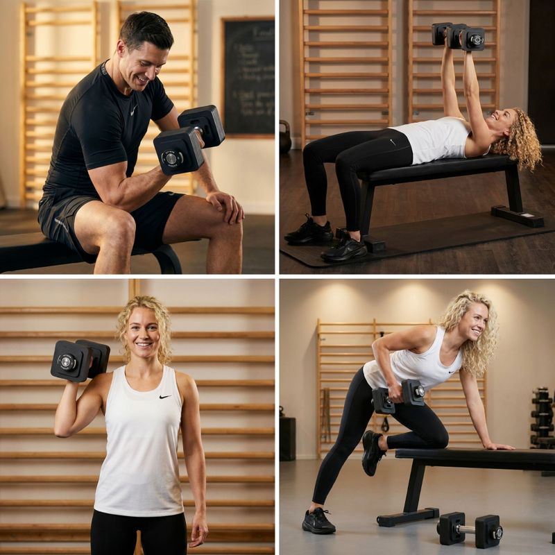 Регулируем дъмбел XTREXO 15 kg black 5