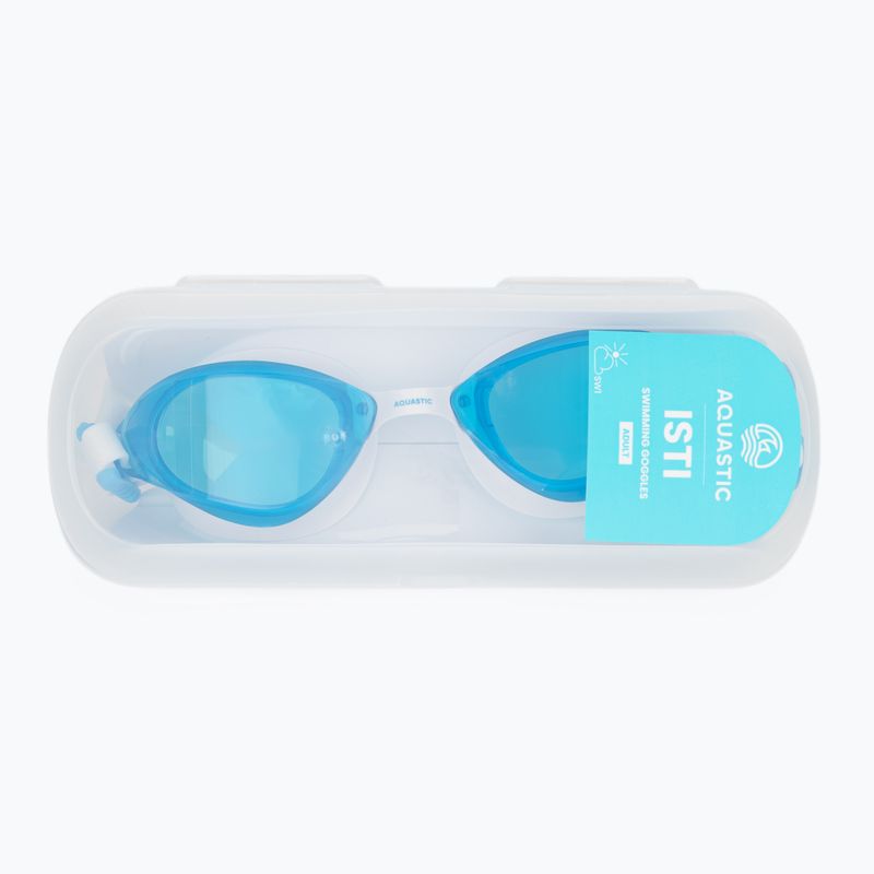 Очила за плуване AQUASTIC Isti white 9