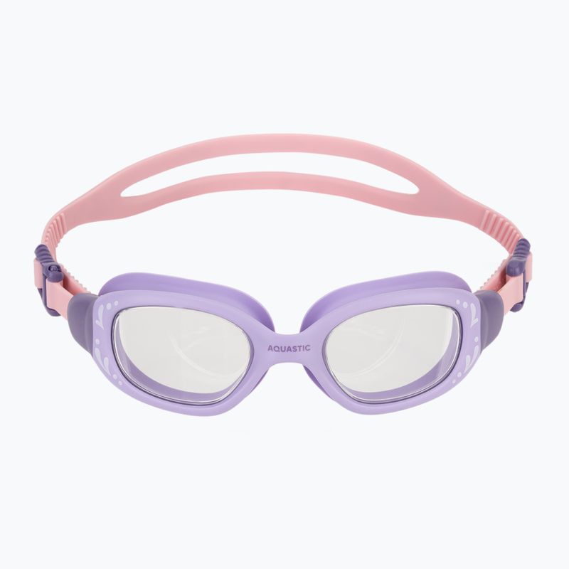 Детски очила за плуване AQUASTIC Spinny purple 8