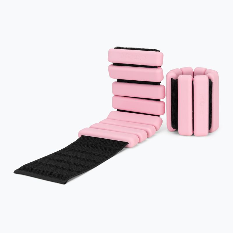 Тежести за глезени и китки  XTREXO SCULPT 2 x 1.5 kg pink 3
