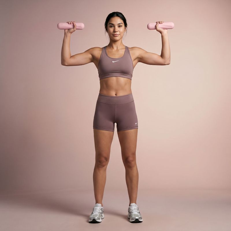 Комплект дъмбели XTREXO SCULPT 2 x 2 кг розов 5