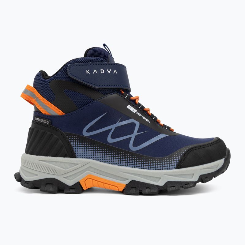 Детски туристически обувки KADVA Rocky Trail Mid WaterProof Softshell в тъмносиньо 5