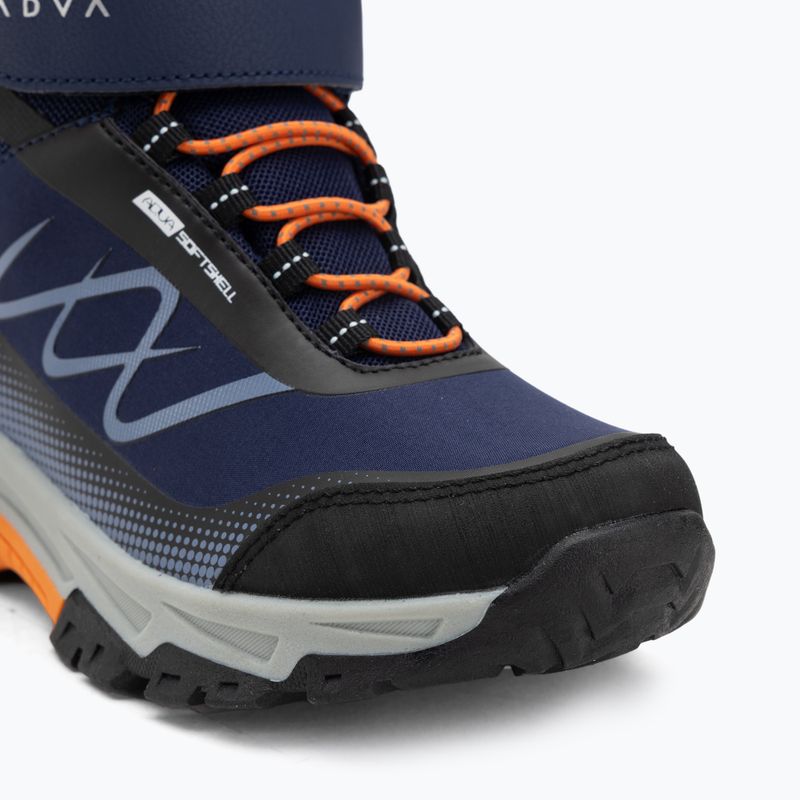 Детски туристически обувки KADVA Rocky Trail Mid WaterProof Softshell в тъмносиньо 10