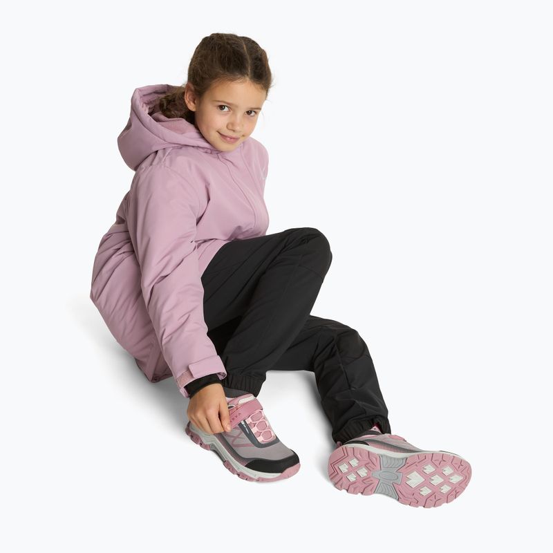Детски туристически обувки KADVA Rocky Trail Low WaterProof Softshell сиви 4