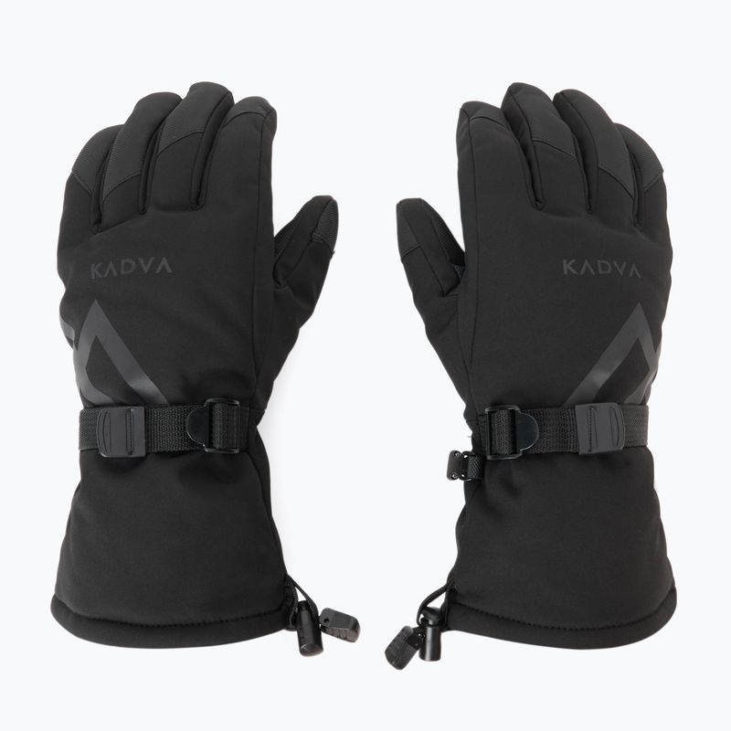 Мъжки скиорски ръкавици KADVA Mountain Flow 3M Thinsulate black 2