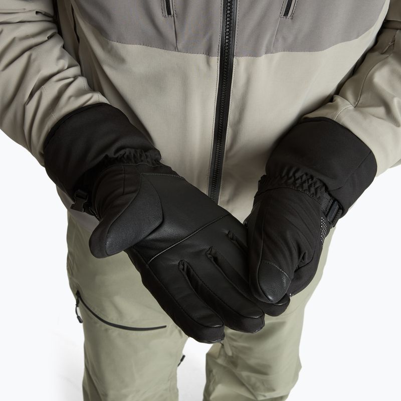 Ръкавици за ски KADVA Mountain Flow Pro кожа 3M Thinsulate черен 2