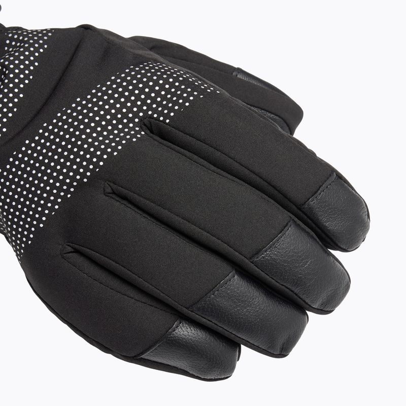 Ръкавици за ски KADVA Mountain Flow Pro кожа 3M Thinsulate черен 10