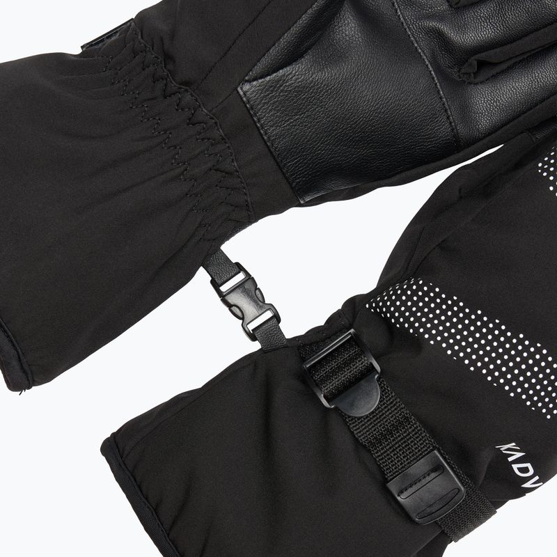 Скиорски ръкавици KADVA Mountain Flow Pro Leather 3M Thinsulate black 8
