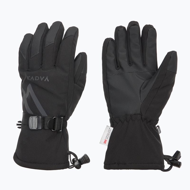 Дамски скиорски ръкавици KADVA Mountain Flow 3M Thinsulate black 5