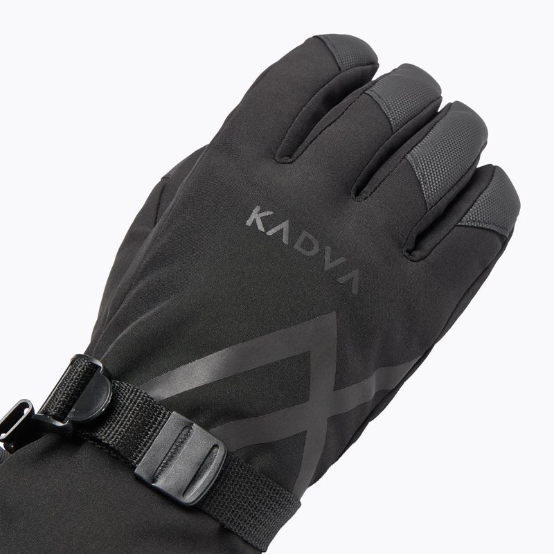 Дамски скиорски ръкавици KADVA Mountain Flow 3M Thinsulate black 6