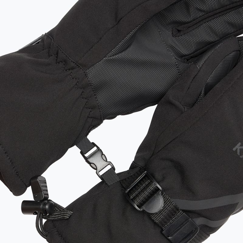 Дамски скиорски ръкавици KADVA Mountain Flow 3M Thinsulate black 9