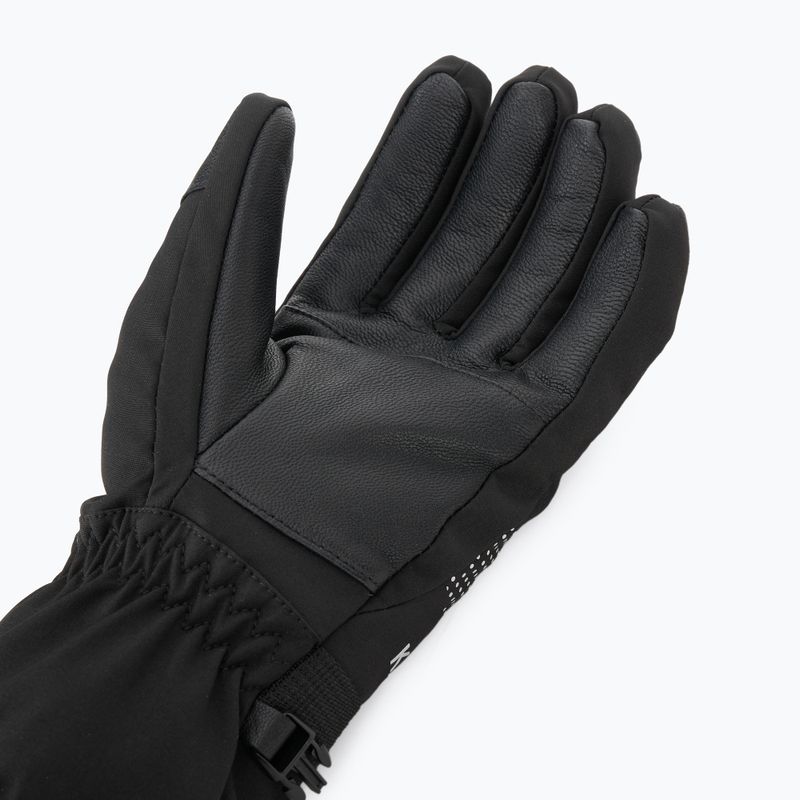 Дамски ски ръкавици KADVA Mountain Flow Pro кожа 3M Thinsulate черен 7
