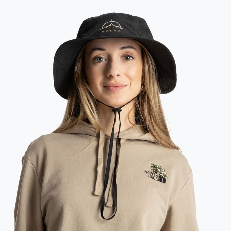 Регулируема черна шапка KADVA Hiker Hat