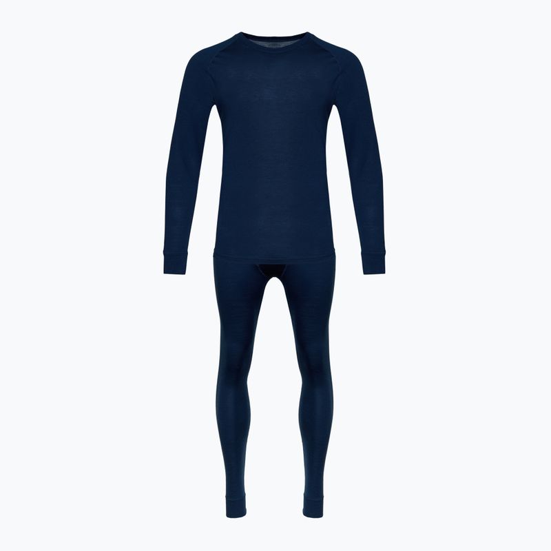 Мъжки комплект термобельо WOOLCANO Merino SET0540 navy blue 5