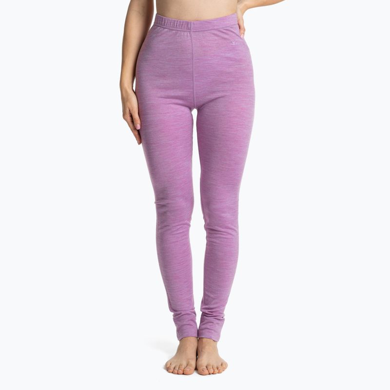 Дамски комплект термобельо WOOLCANO Merino SET0543 лилаво 7