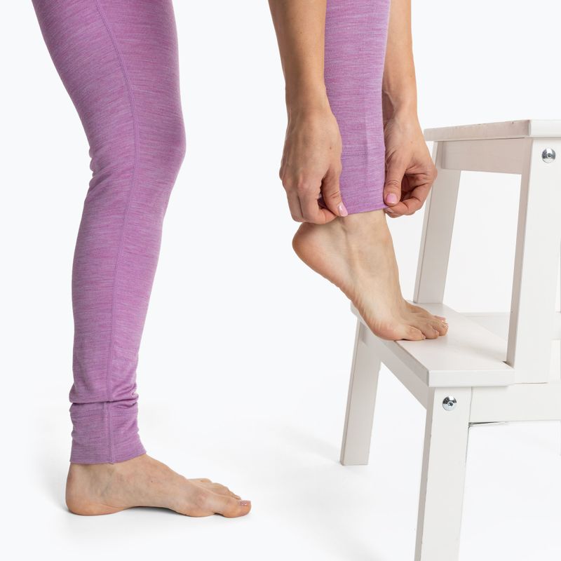 Дамски комплект термобельо WOOLCANO Merino SET0543 лилаво 10