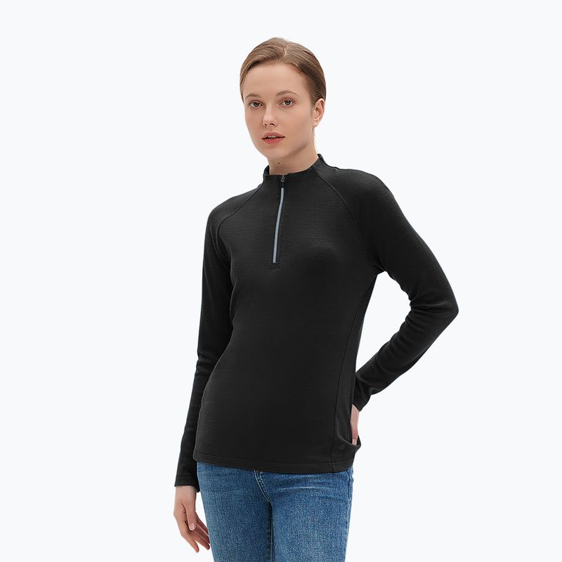 Дамска термоблуза WOOLCANO Merino TOP0545 black