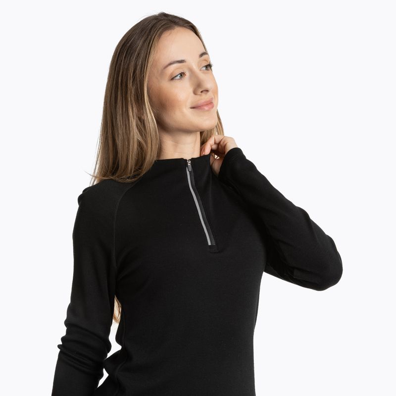 Дамска термоблуза WOOLCANO Merino TOP0545 black 5