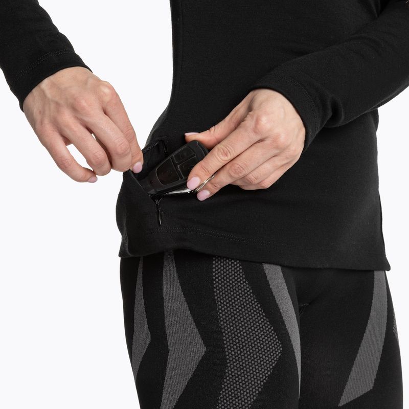 Дамска термоблуза WOOLCANO Merino TOP0545 black 7