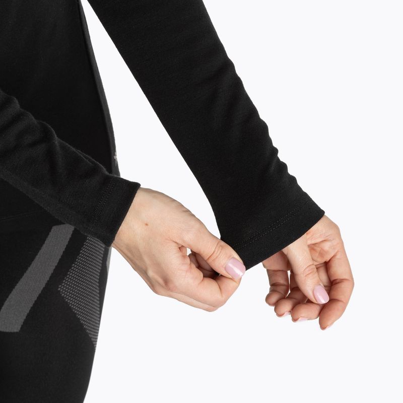 Дамска термоблуза WOOLCANO Merino TOP0545 black 8