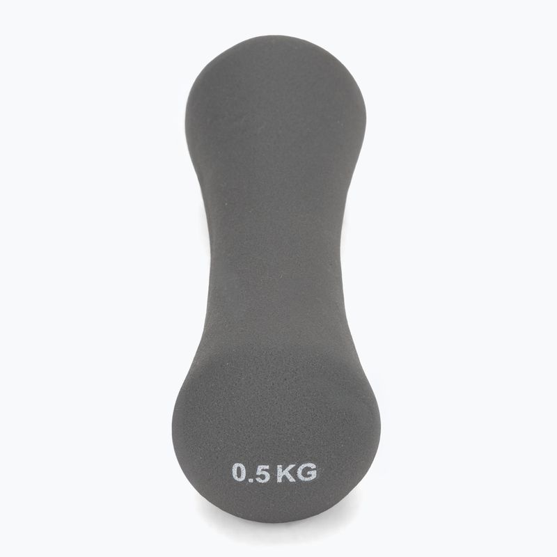 XTREXO неопренов дъмбел TX0-B4M007 0,5 кг сив 3