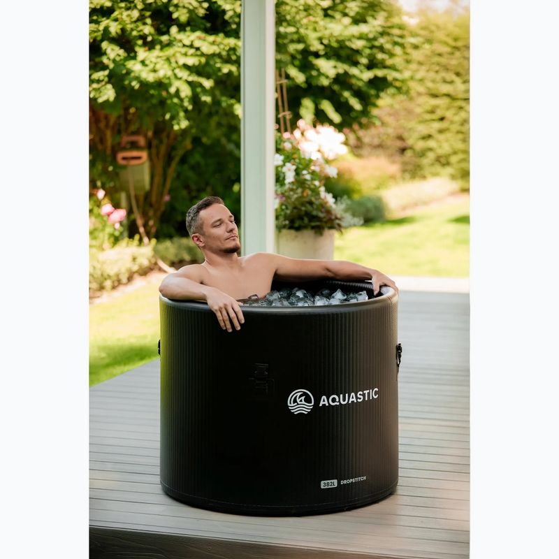 Комплект за басейн AQUASTIC 382L с агрегат за моржуване BrrFree black 5