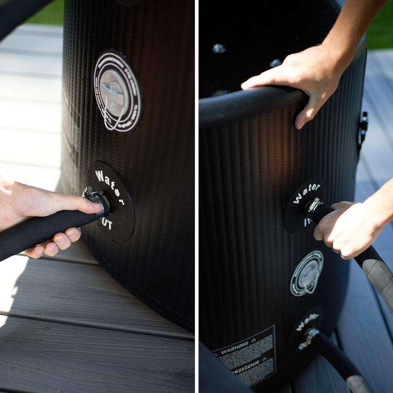 AQUASTIC басейн с морж BrrFree 382L капковиден шев черен 15