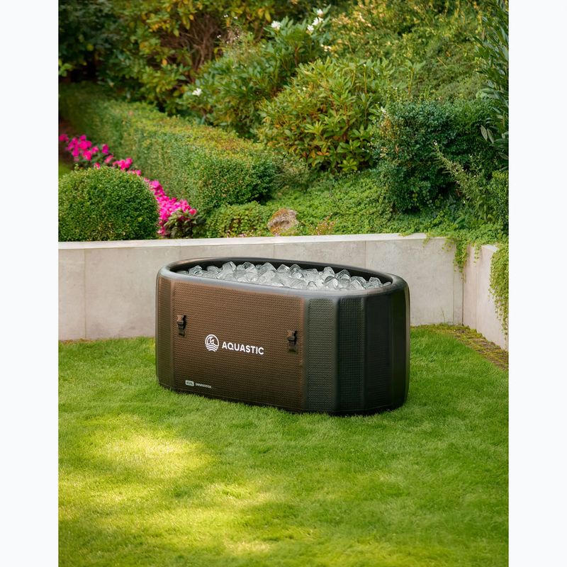 AQUASTIC басейн с морж BrrFree 456L капковиден шев черен 3