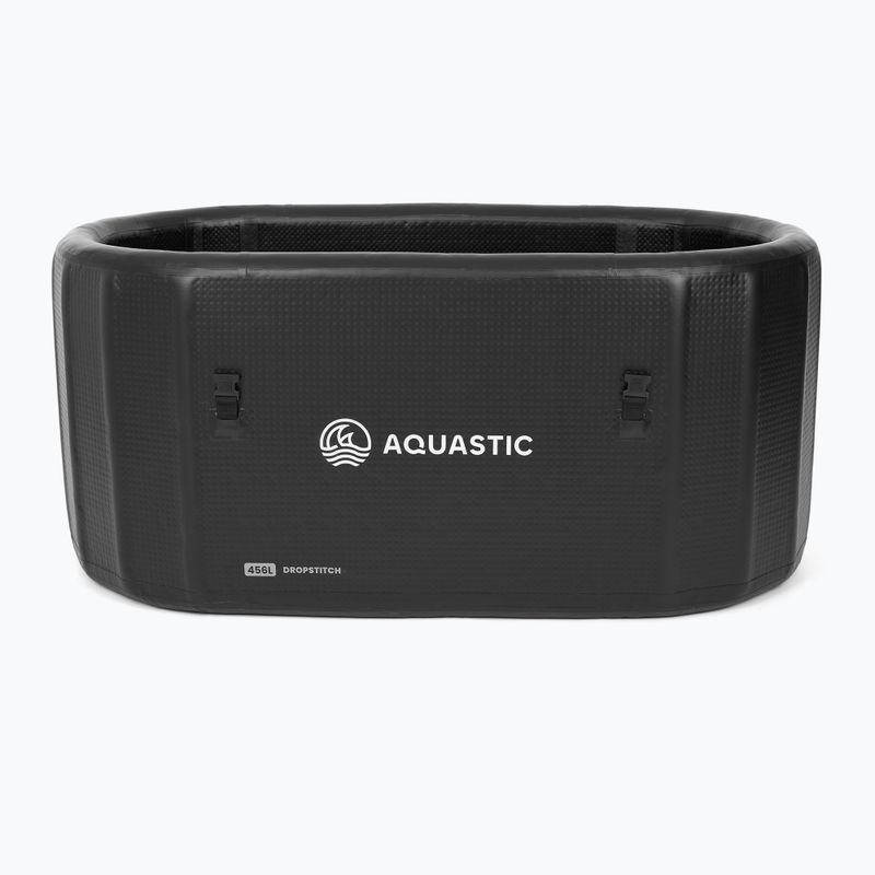 AQUASTIC басейн с морж BrrFree 456L капковиден шев черен 2