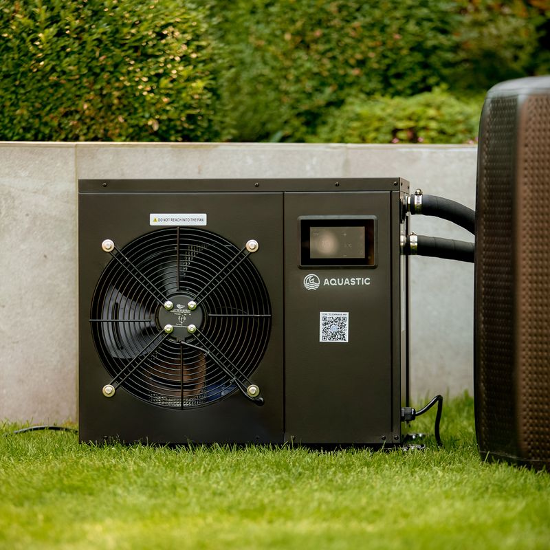 Комплект за басейн AQUASTIC 382L с агрегат за моржуване BrrFree black 6