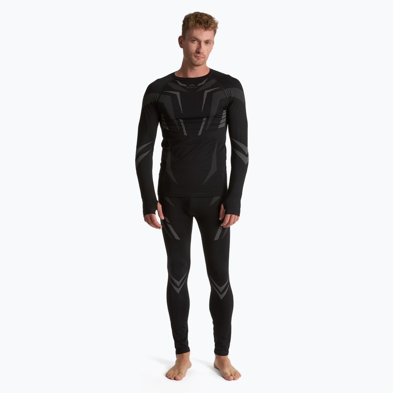 Мъжки комплект термобельо KADVA ALPINESTEP COOLMAX THERMAL PRO DRY black