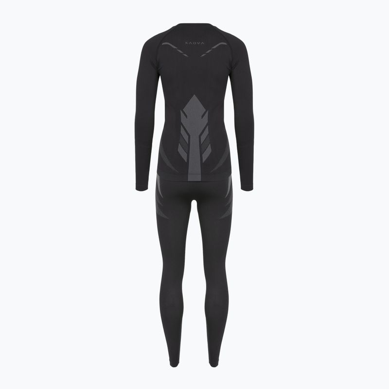 Дамски комплект термоактивно бельо KADVA ALPINESTEP THERMO LIGHT PLUS безшевен черен 9