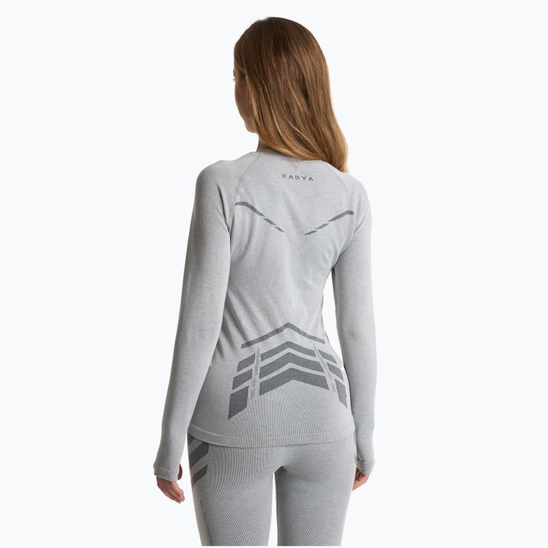 Дамски термоактивен суитшърт KADVA ALPINESTEP BAMBOO THERMO LIGHT PLUS grey 3