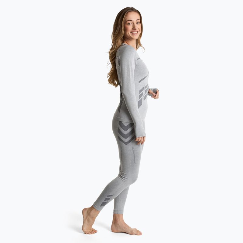 Дамски термоактивен суитшърт KADVA ALPINESTEP BAMBOO THERMO LIGHT PLUS grey 5