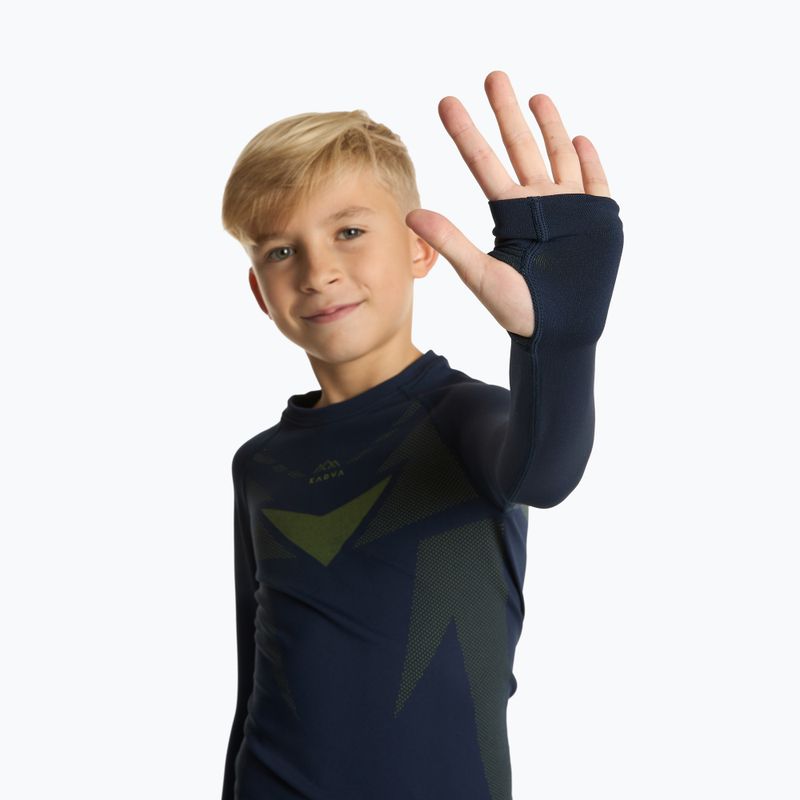 Детски комплект термобельо KADVA ALPINESTEP THERMO LIGHT PLUS navy blue 4