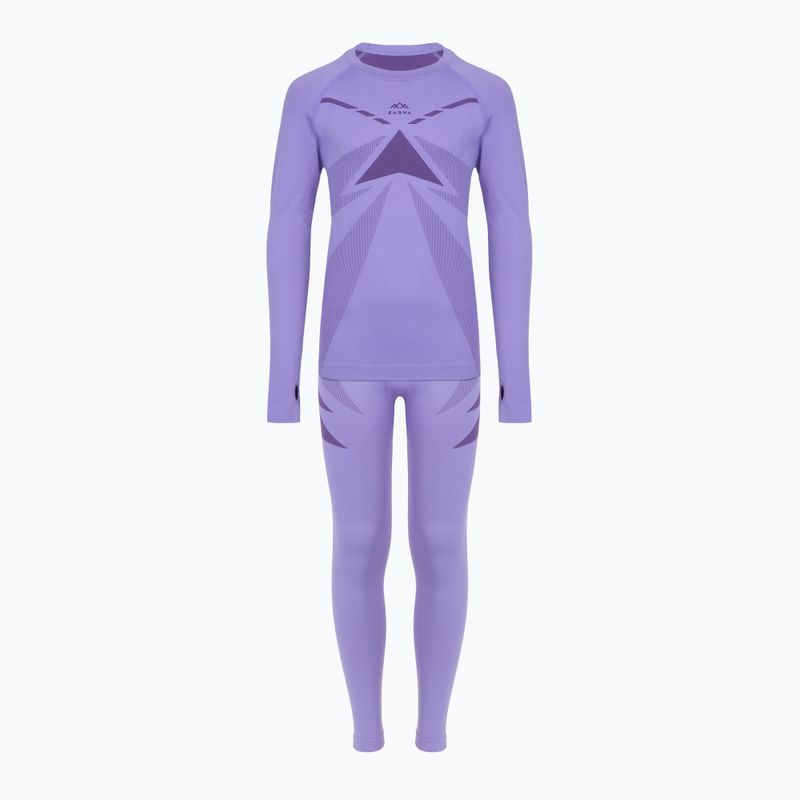 Детски комплект термобельо KADVA ALPINESTEP THERMO LIGHT PLUS purple 10