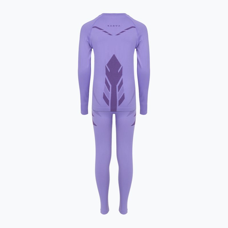 Детски комплект термобельо KADVA ALPINESTEP THERMO LIGHT PLUS purple 11