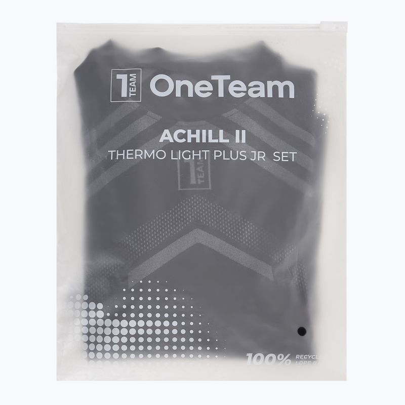 Детски комплект термобельо OneTeam ACHILL II THERMO LIGHT PLUS black 11