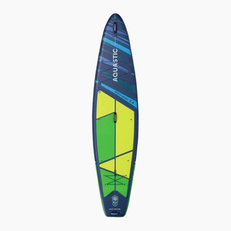 Комплект надуваема дъска SUP AQUASTIC Perth Sport 11'4" MSL allround green 3