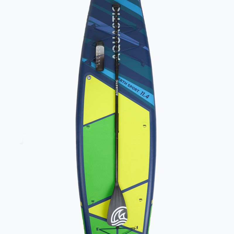 Комплект надуваема дъска SUP AQUASTIC Perth Sport 11'4" MSL allround green 10