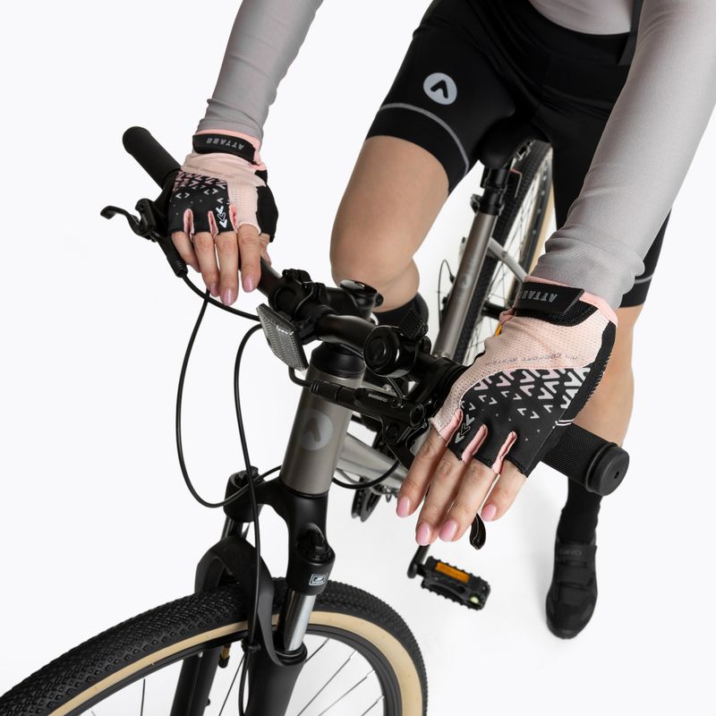Дамски ръкавици за колоездене ATTABO Vito WMNS gel shock proof pink/black 5